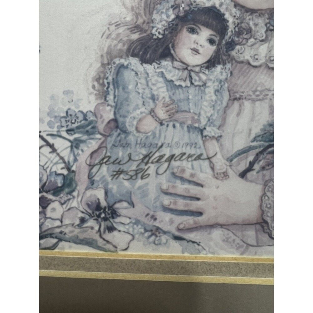 Framed Jan Hagara Enya 1992 Signed With Certificate of Authenticity #586 COA - Picture 3 of 7